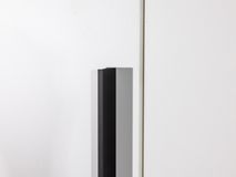 Draaideurkast met zijwaartse afschuining - Wit NEV-001-002