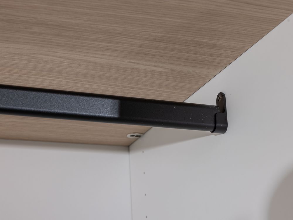Draaideurkast met zijwaartse afschuining - Wit NEV-001-002