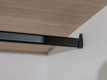 Draaideurkast met zijwaartse afschuining - Wit NEV-001-002
