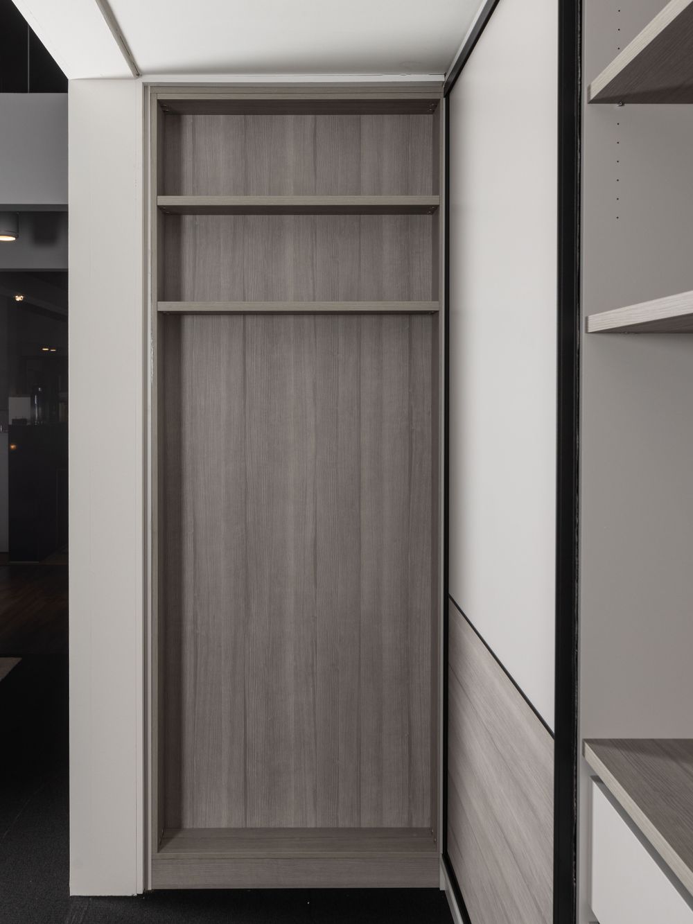 Schuifdeurkast - Pastelgrijs NEV-001-003