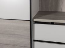 Schuifdeurkast - Pastelgrijs NEV-001-003