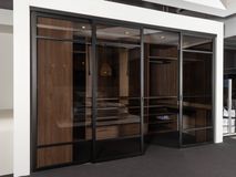 Open dressing met make-up tafeltje - Brons glas/Wa NEV-001-001