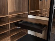 Open dressing met make-up tafeltje - Brons glas/Wa NEV-001-001