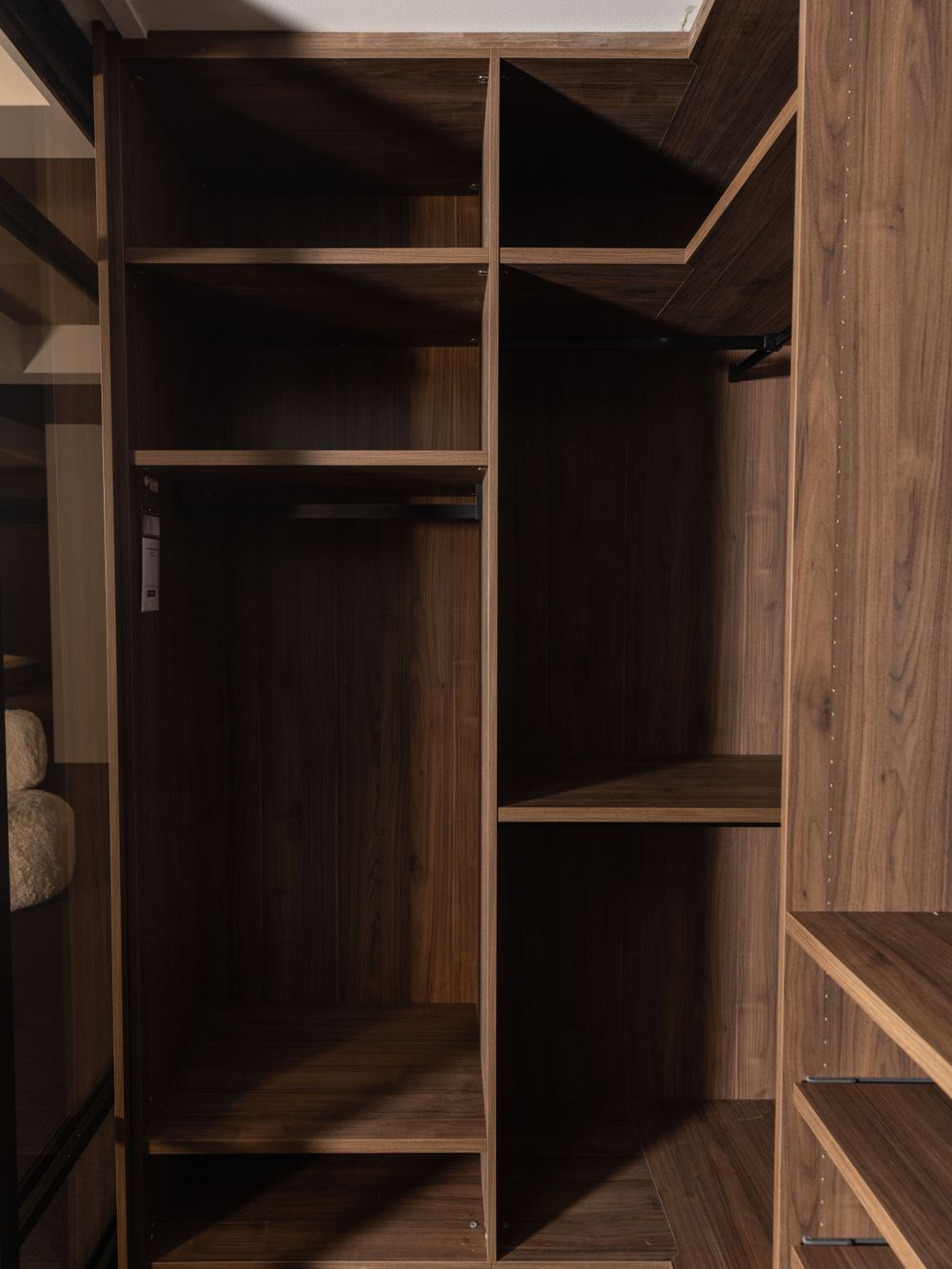 Open dressing met make-up tafeltje - Brons glas/Wa NEV-001-001