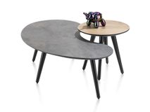 Salontafel MAZE - Railway brown HEH 45939ANT