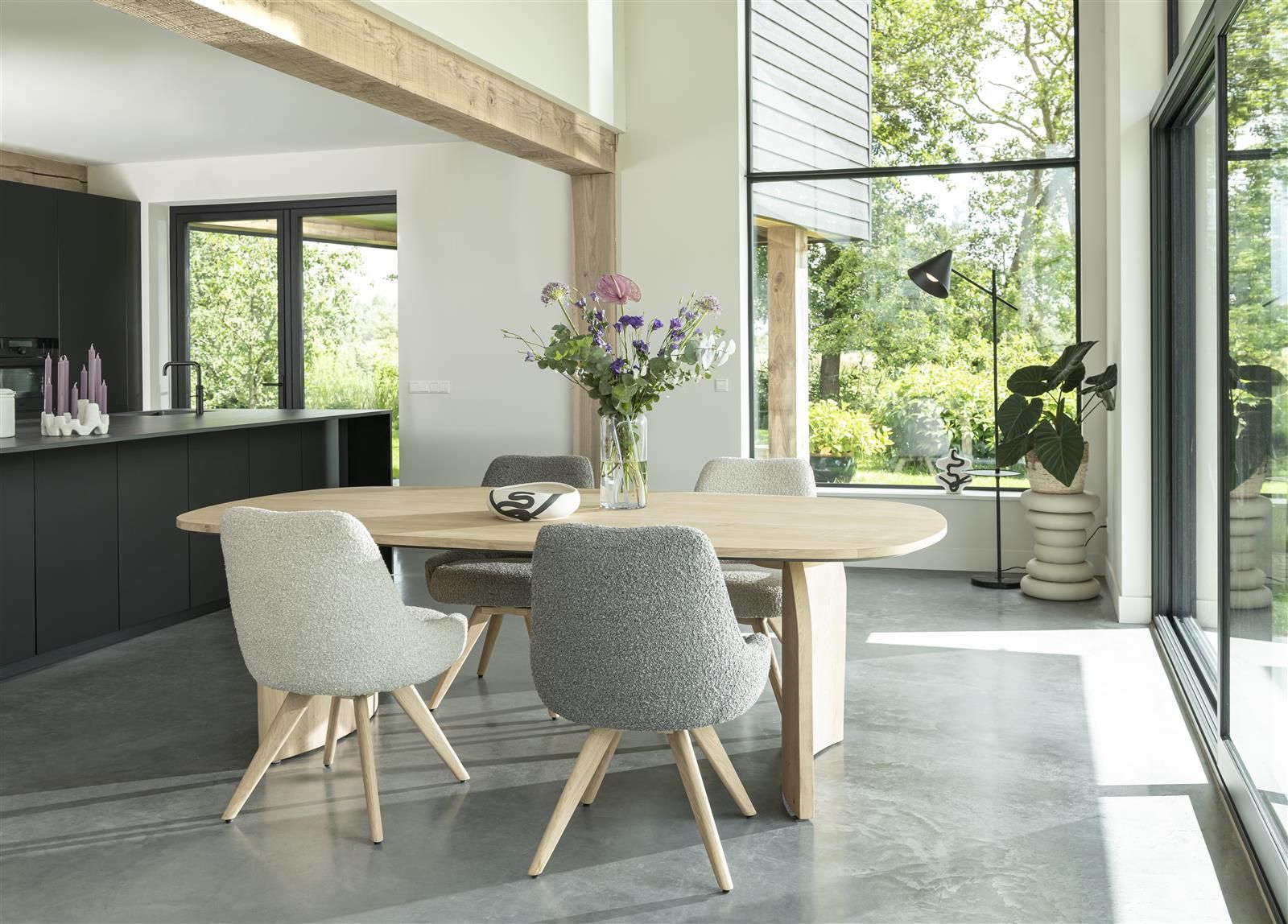 Eetkamertafel CASTELLO - Eikenfineer