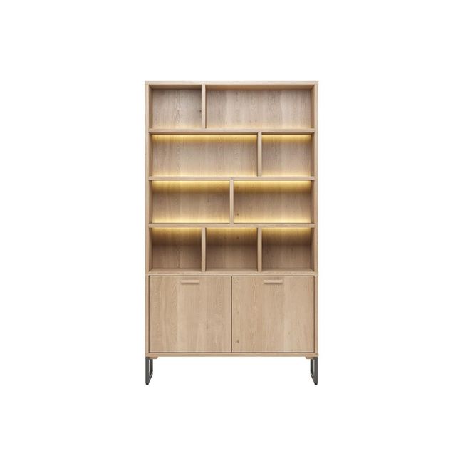 Buffetkast incl. led CASTELLO - Eikenfineer