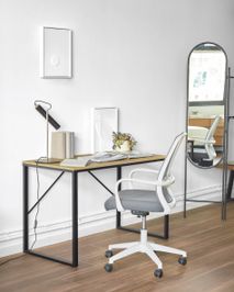 Bureaustoel MELVA - Grijs/Wit KAV CC5189J03