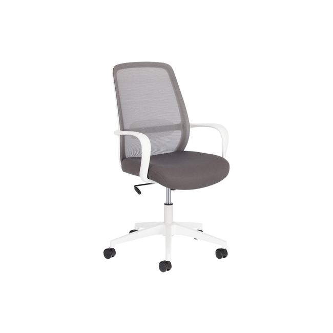 Bureaustoel MELVA - Grijs/Wit