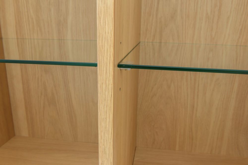 Vitrinekast BALI - Natural Oak TRS-112-000009