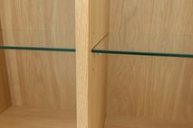 Vitrinekast BALI - Natural Oak TRS-112-000009