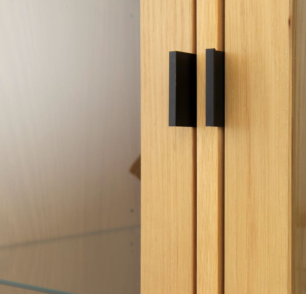 Vitrinekast BALI - Natural Oak TRS-112-000009