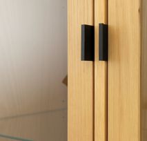 Vitrinekast BALI - Natural Oak TRS-112-000009