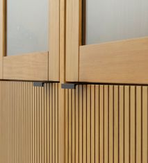 Vitrinekast BALI - Natural Oak TRS-112-000009