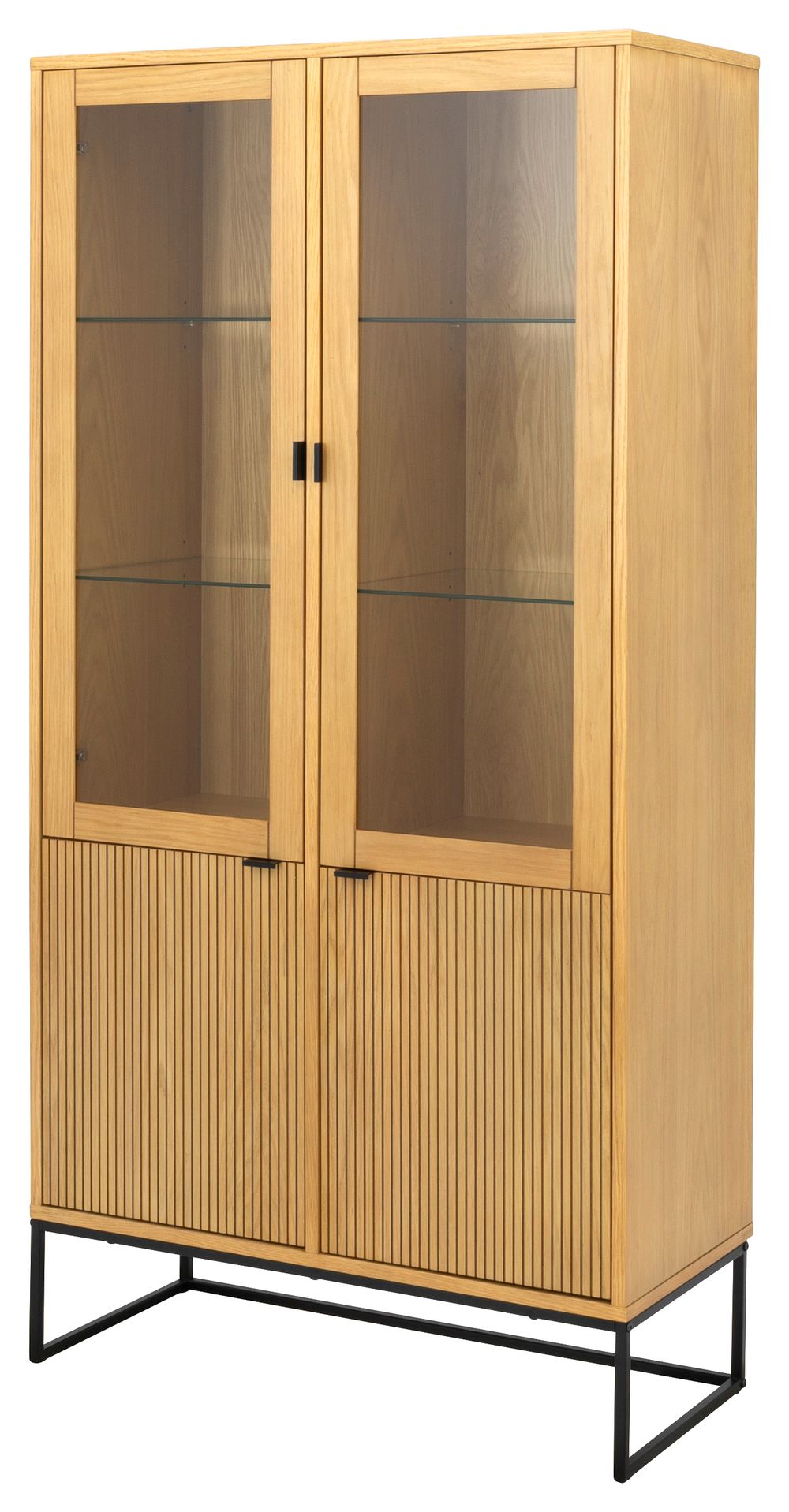 Vitrinekast BALI - Natural Oak TRS-112-000009