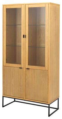 Vitrinekast BALI - Natural Oak TRS-112-000009