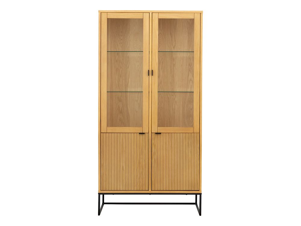 Vitrinekast BALI - Natural Oak TRS-112-000009
