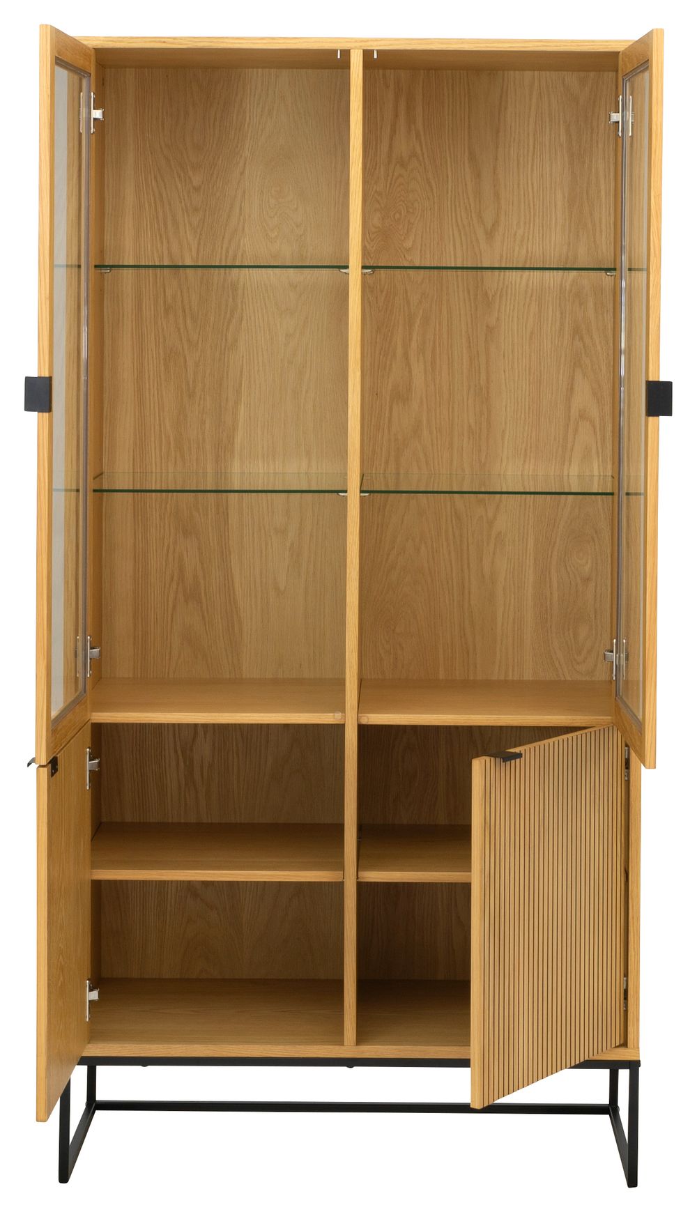 Vitrinekast BALI - Natural Oak TRS-112-000009