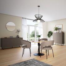 Barkast PARMA - Dark Taupe TRS PABKDT