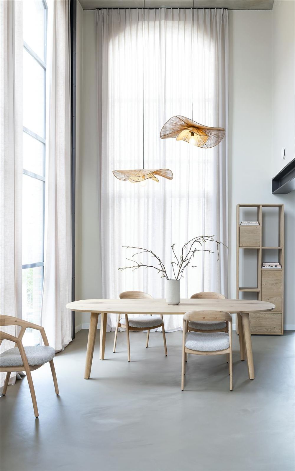 Eetkamertafel ODDA - Massief eikenhout XOO 51775NAT