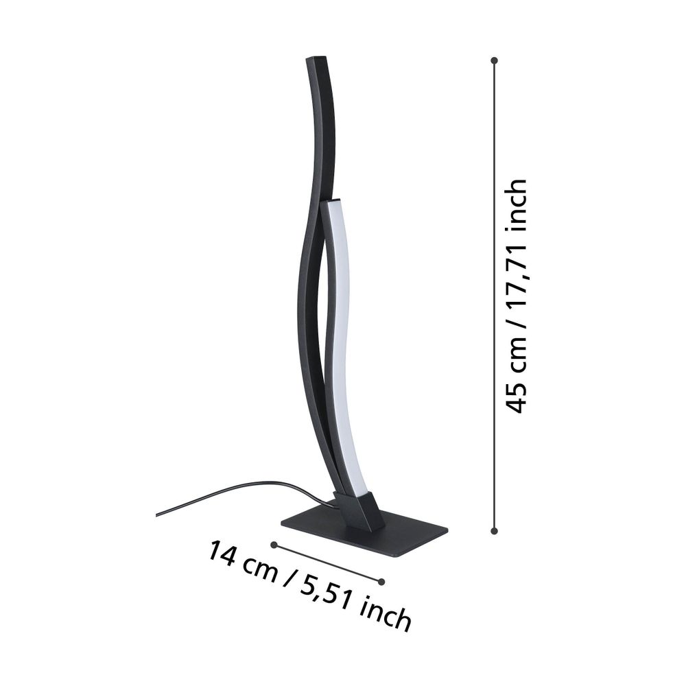 Tafellamp GRISOLIA - Zwart EGL 901208