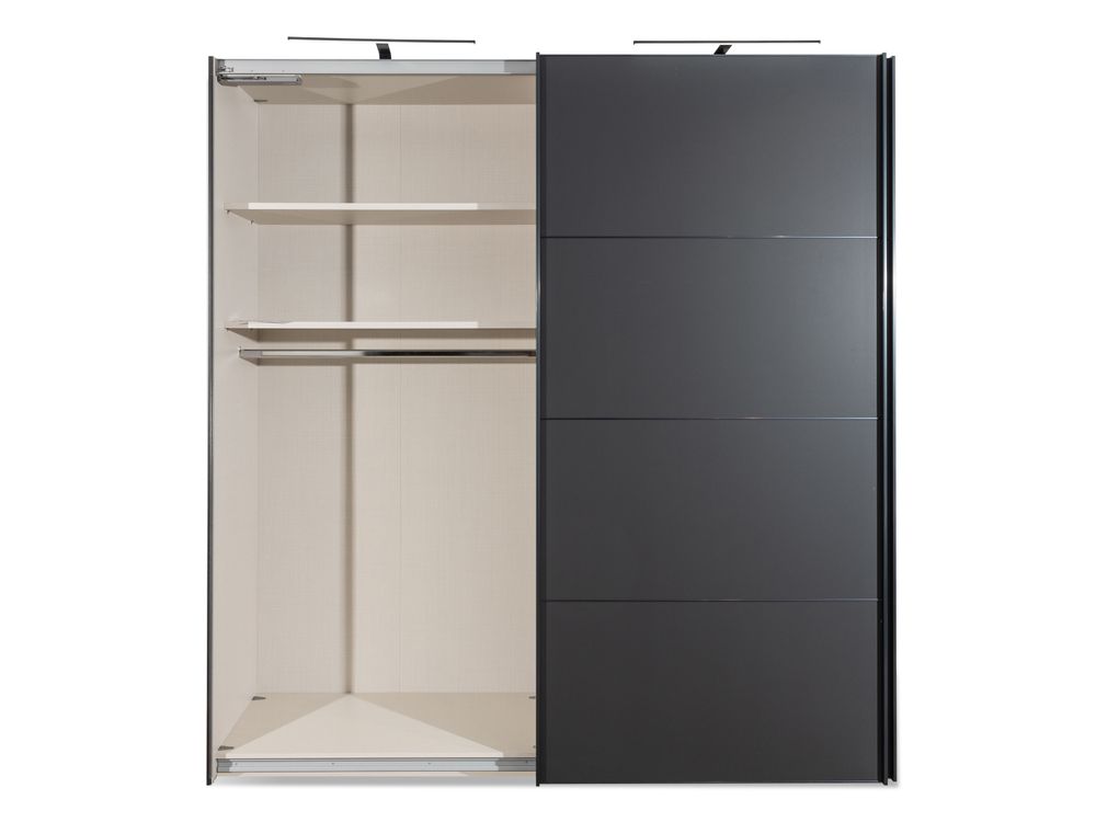 Schuifdeurkast SINFONIE PLUS incl. verlichting - A STA SI2222XP