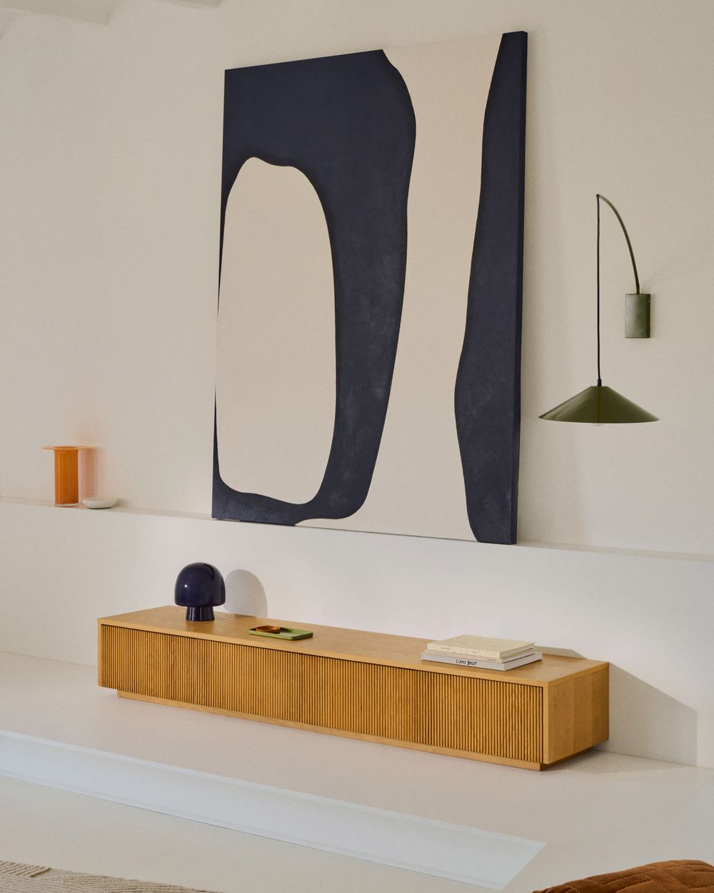 Tv-meubel HELVINE - Eikenfineer KAV M1000032MM40