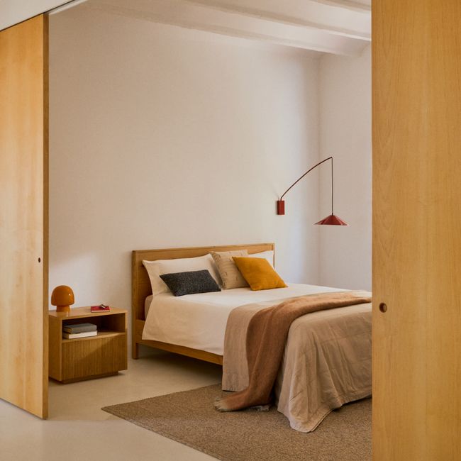 Nachttafel HELVINE - Eikenfineer