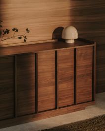 Tafellamp REIG - Oranje glas KAV L0300101CC14