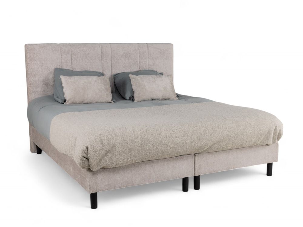 Tweepersoonsbed incl. matras en topper 160 cm AVOL DOM-10-001-SP3