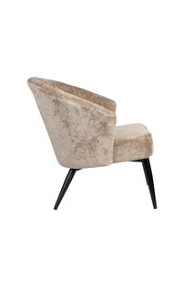Fauteuil GEORGIA - Beige fluweel ZVR 3100225