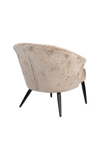 Fauteuil GEORGIA - Beige fluweel ZVR 3100225