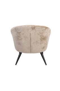 Fauteuil GEORGIA - Beige fluweel ZVR 3100225