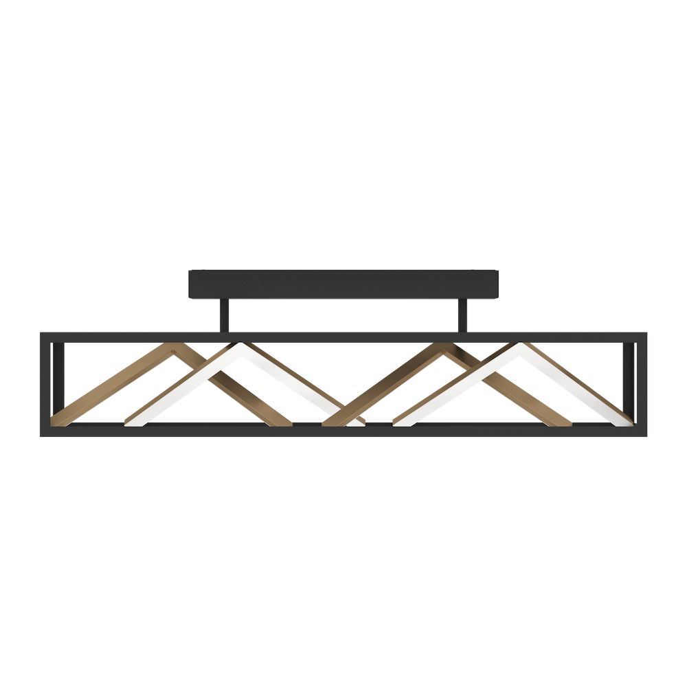 Plafondlamp PENELA - Zwart / Goud EGL 390416