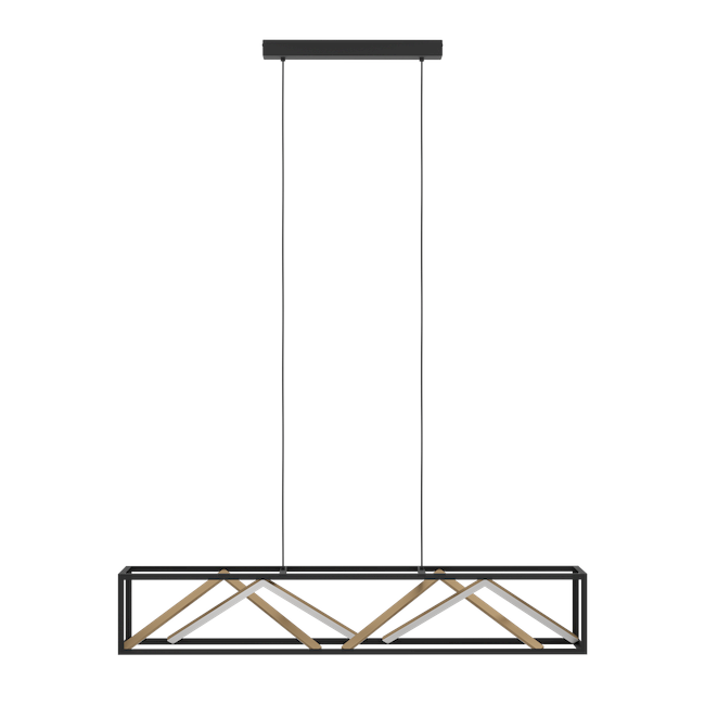 Hanglamp PENELA - Zwart / Goud