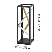 Tafellamp PENELA - Zwart / Goud EGL 390418