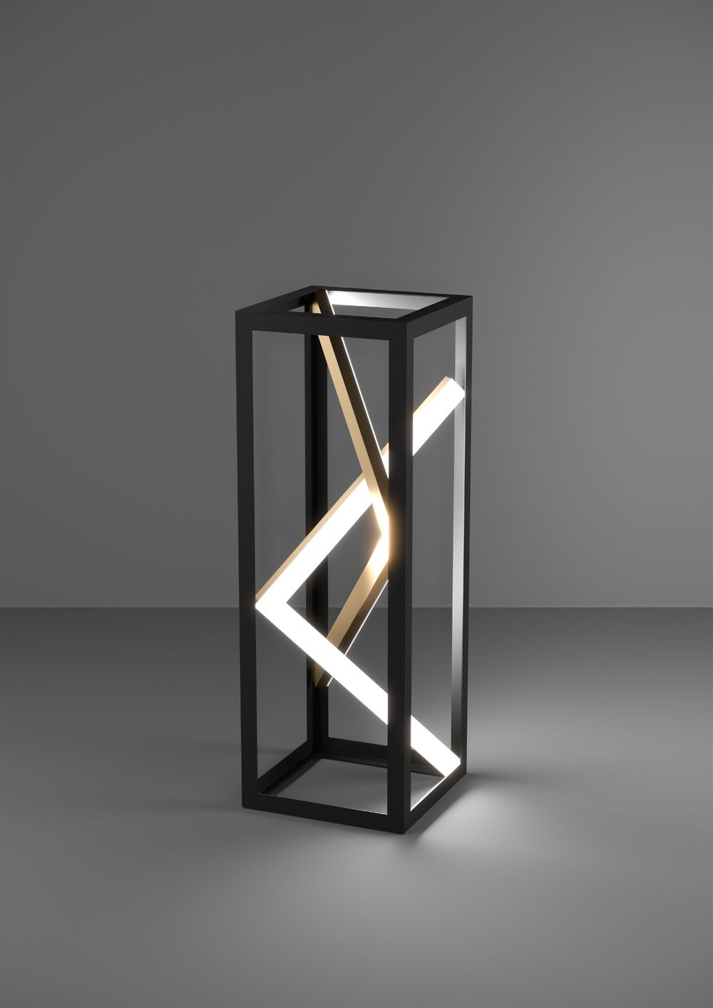 Tafellamp PENELA - Zwart / Goud EGL 390418