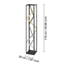 Vloerlamp PENELA - Zwart / Goud EGL 390419