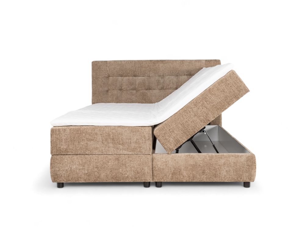 Tweepersoonsbed 180 cm met opbergboxen LILO - Lich DOM-9-005-GL6