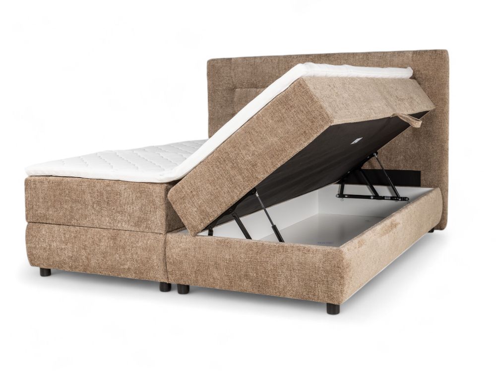 Tweepersoonsbed 180 cm met opbergboxen LILO - Lich DOM-9-005-GL6