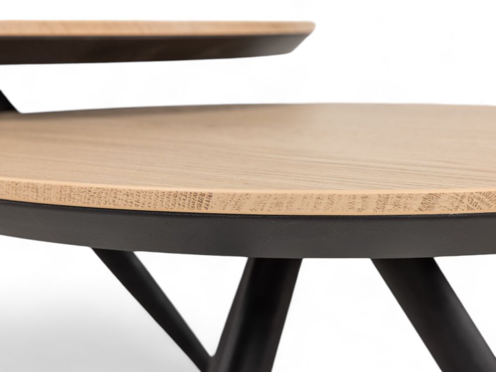 Set van 2 salontafels HAYLEY - Blond Oak MXF-275-000014