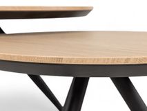 Set van 2 salontafels HAYLEY - Blond Oak MXF-275-000014