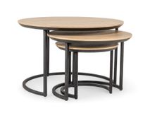 Set van 3 salontafels DOVER - Blond Oak MXF-276-000014