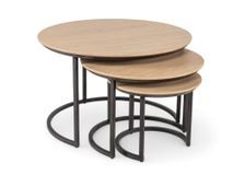 Set van 3 salontafels DOVER - Blond Oak MXF-276-000014