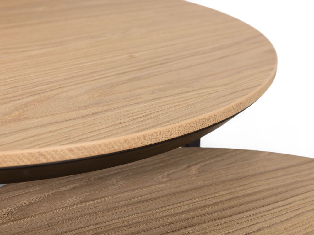 Set van 3 salontafels DOVER - Blond Oak MXF-276-000014