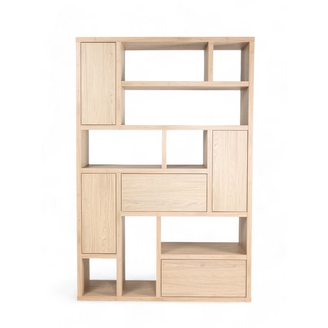 Wandkast DENTON - Blond Oak