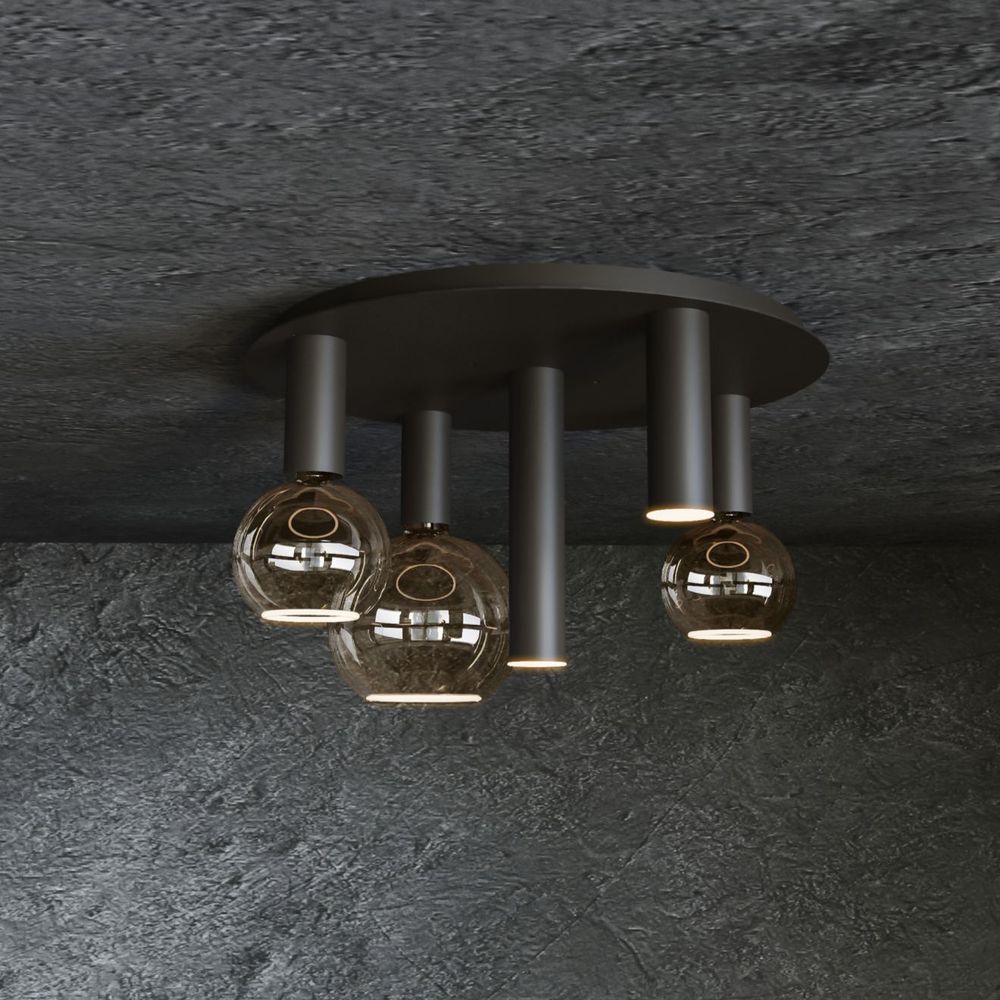 Plafondlamp RIVA - Zwart ZTA 4360-9005