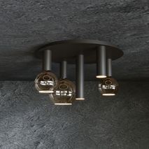 Plafondlamp RIVA - Zwart ZTA 4360-9005