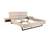 Bedkader incl. nachtkastjes & led WATFORD - Mi C-MXF-281-SK1