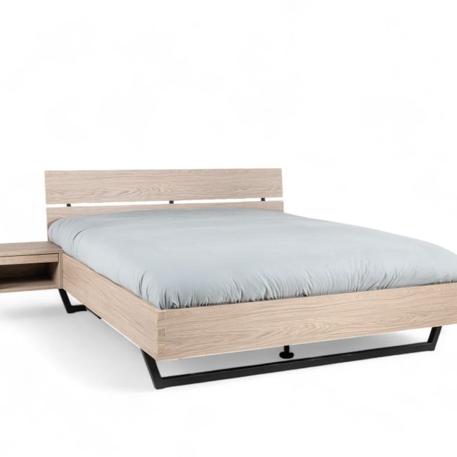 Bedkader incl. nachtkastjes & led WATFORD - Mi